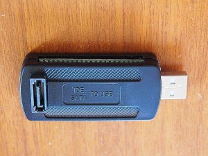 USB-SATA変換コネクタ FZX6005 改造後